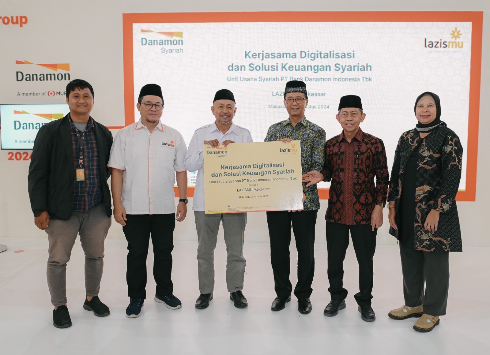 Bank Danamon Kerja Sama Digitalisasi dan Solusi Keuangan Syariah dengan LAZISMU Makassar
