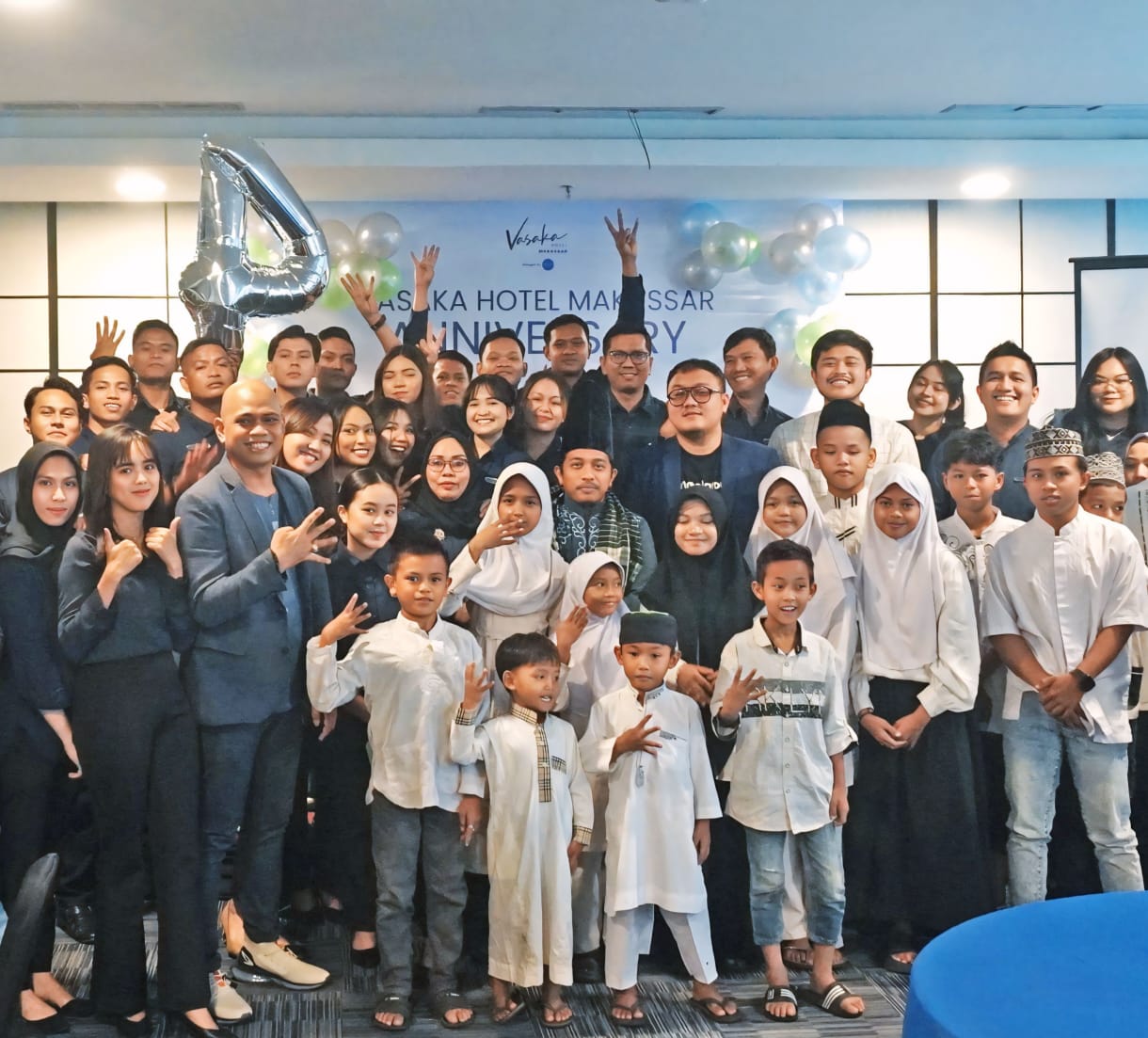 Hotel Vasaka Makassar Rayakan Milad ke 4 dengan Perayaan Maulid Nabi Muhammad SAW