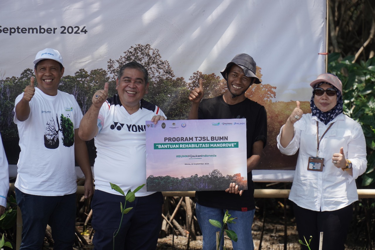 Pelindo Regional 4 Tanam Mangrove di Lahan Seluas 12,5 Ha