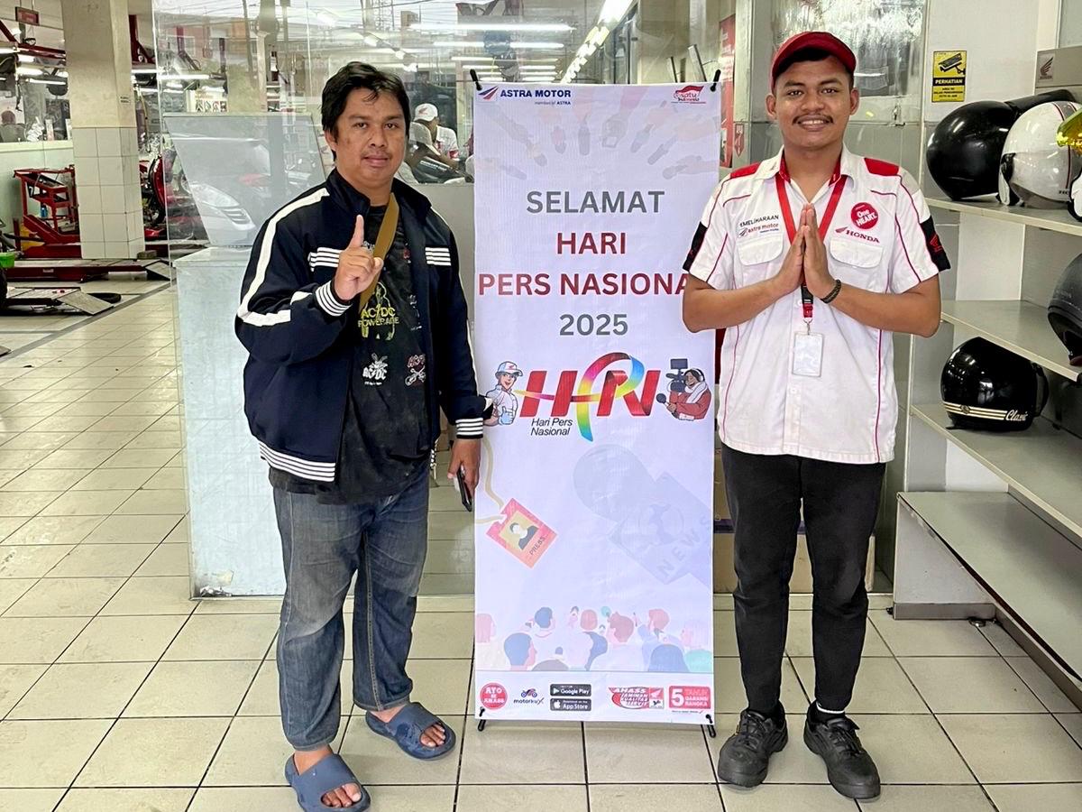 HPN 2025, Asmo Sulsel Apresiasi Kerja Pers dengan Service Motor Gratis