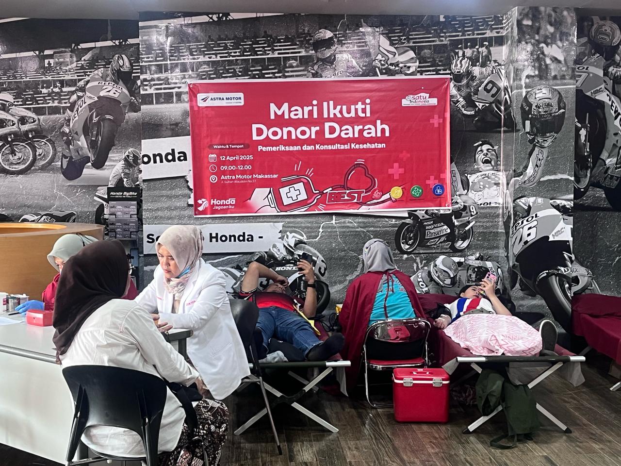 Bantu Sesama, Asmo Sulsel Gelar Donor Darah hingga Konsultasi Kesehatan Gratis