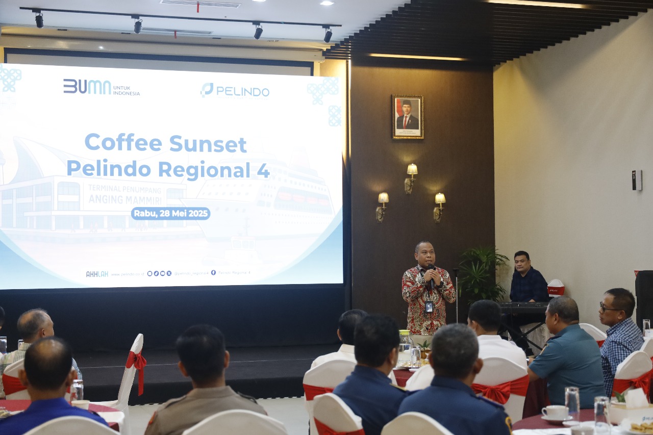 Perkuat Kolaborasi, Pelindo Regional 4 Gelar “Coffee Sunset” Bersama Forkopimda dan Stakeholder Pelabuhan