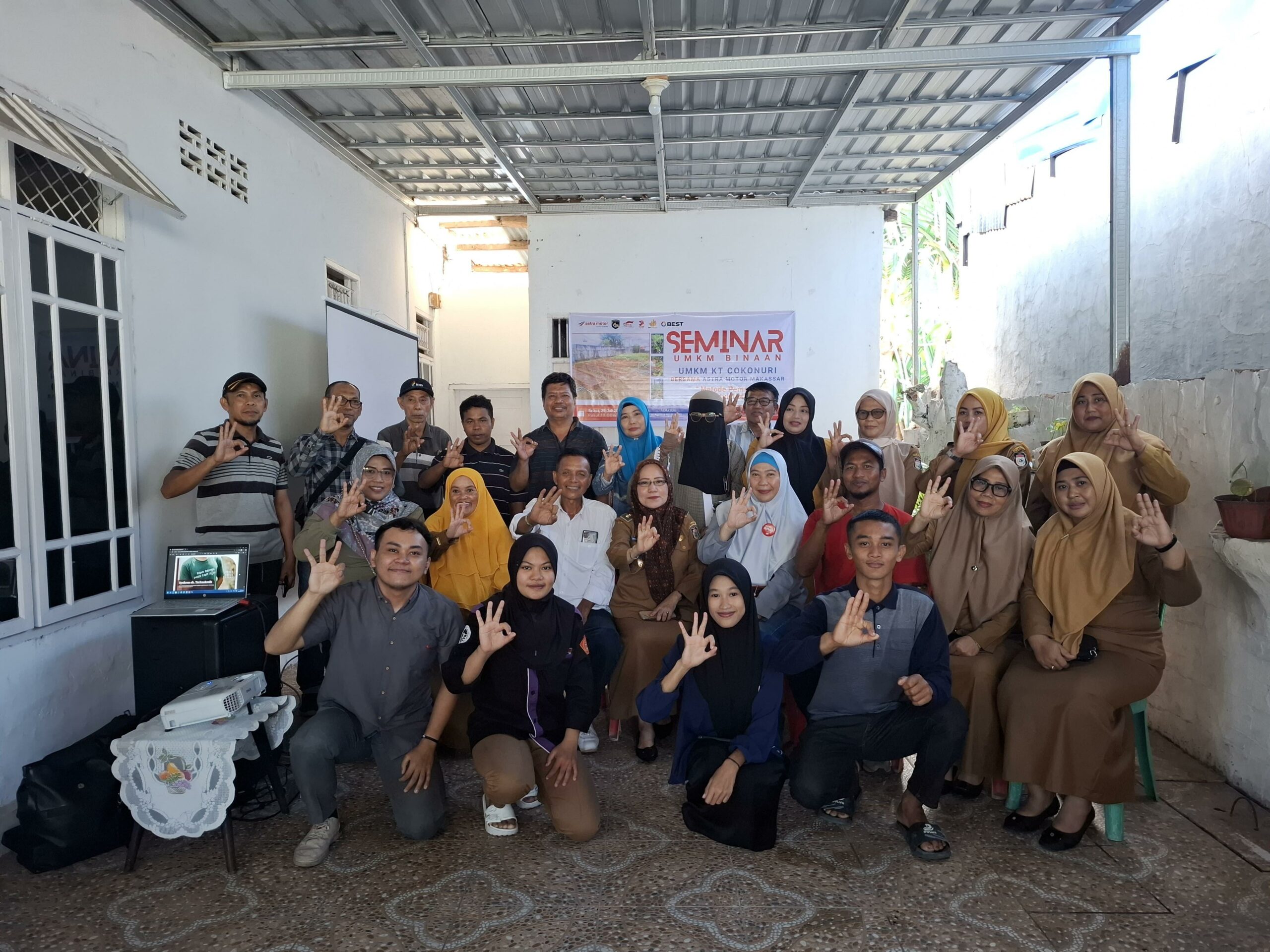 Asmo Sulsel Gelar Seminar Strategi Pemasaran bagi UMKM Binaan Kebun Tetangga Cokonuri