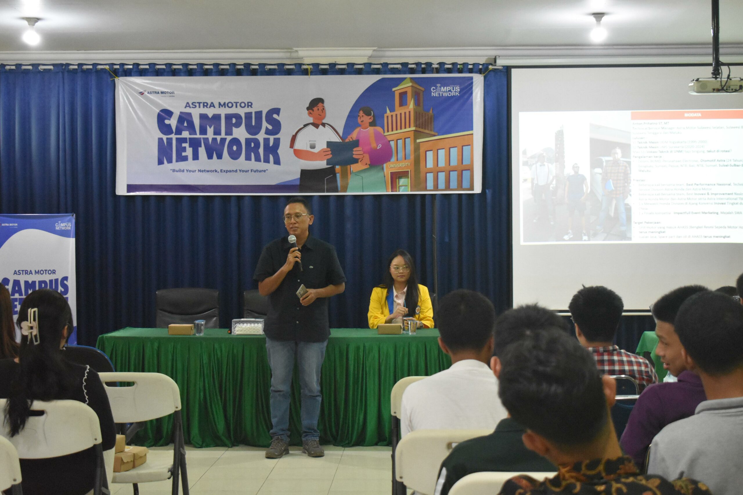 80 Mahasiswa Atma Jaya Terima Motivasi dan Tips Karir Melalui Campus Network Asmo Sulsel
