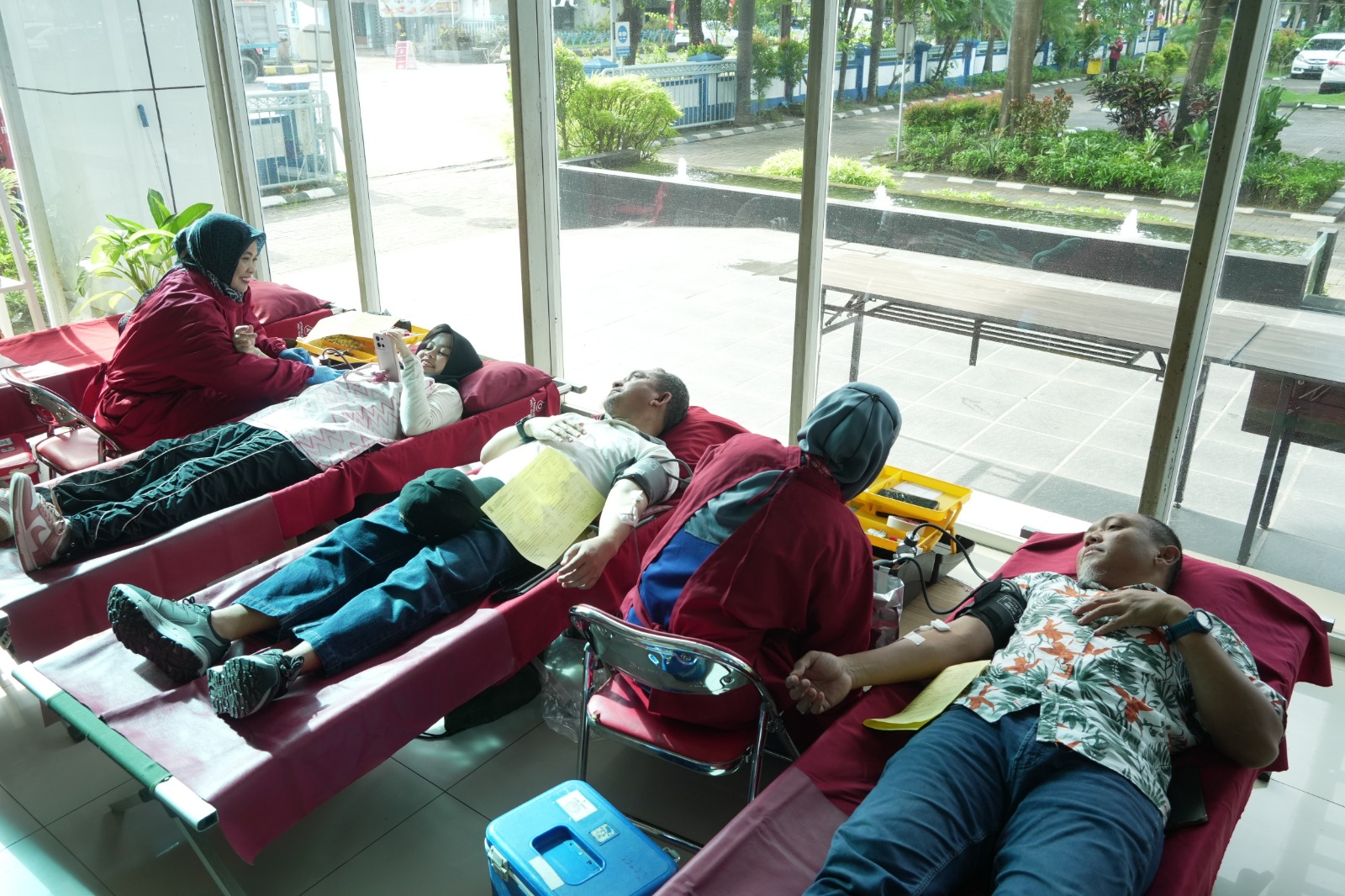 Peringati Bulan K3 2026, Pelindo Group Wilayah Makassar Gelar Donor Darah