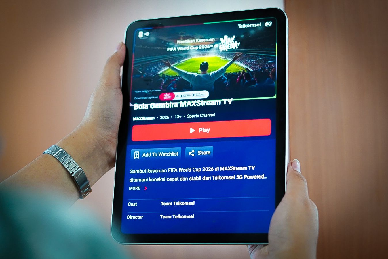 Telkomsel dan TVRI Perluas Akses Piala Dunia 2026 Lewat MAXStream TV